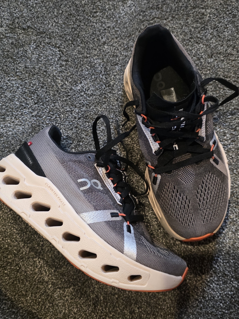 On Running Cloudswift Men's Running Shoes — Gray with White Accents